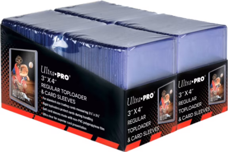 Toploader regular 3"x4" & Sleeves (200)