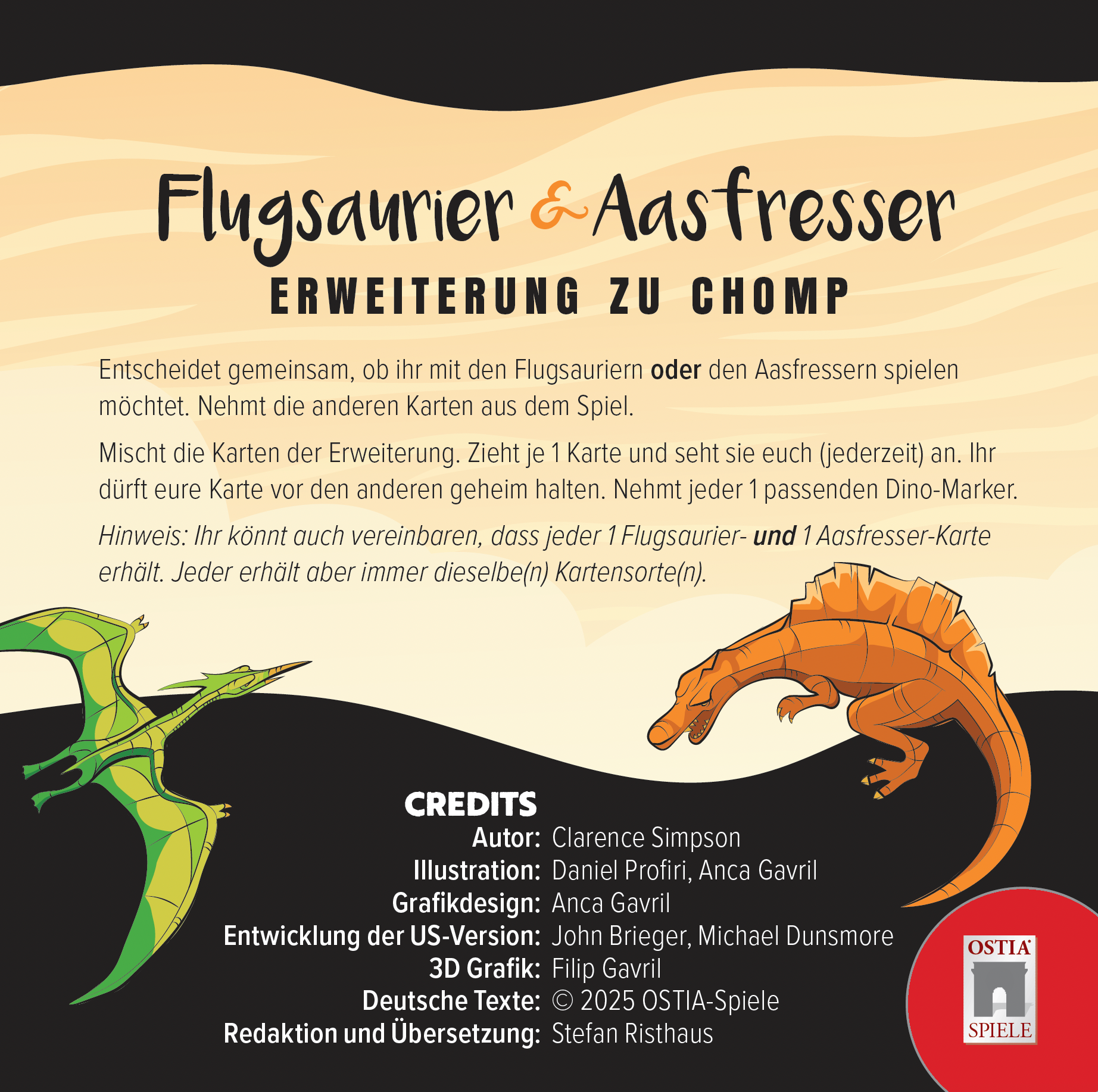 Flugsaurier und Aasfresser - Chomp (DE)(Erweiterung)