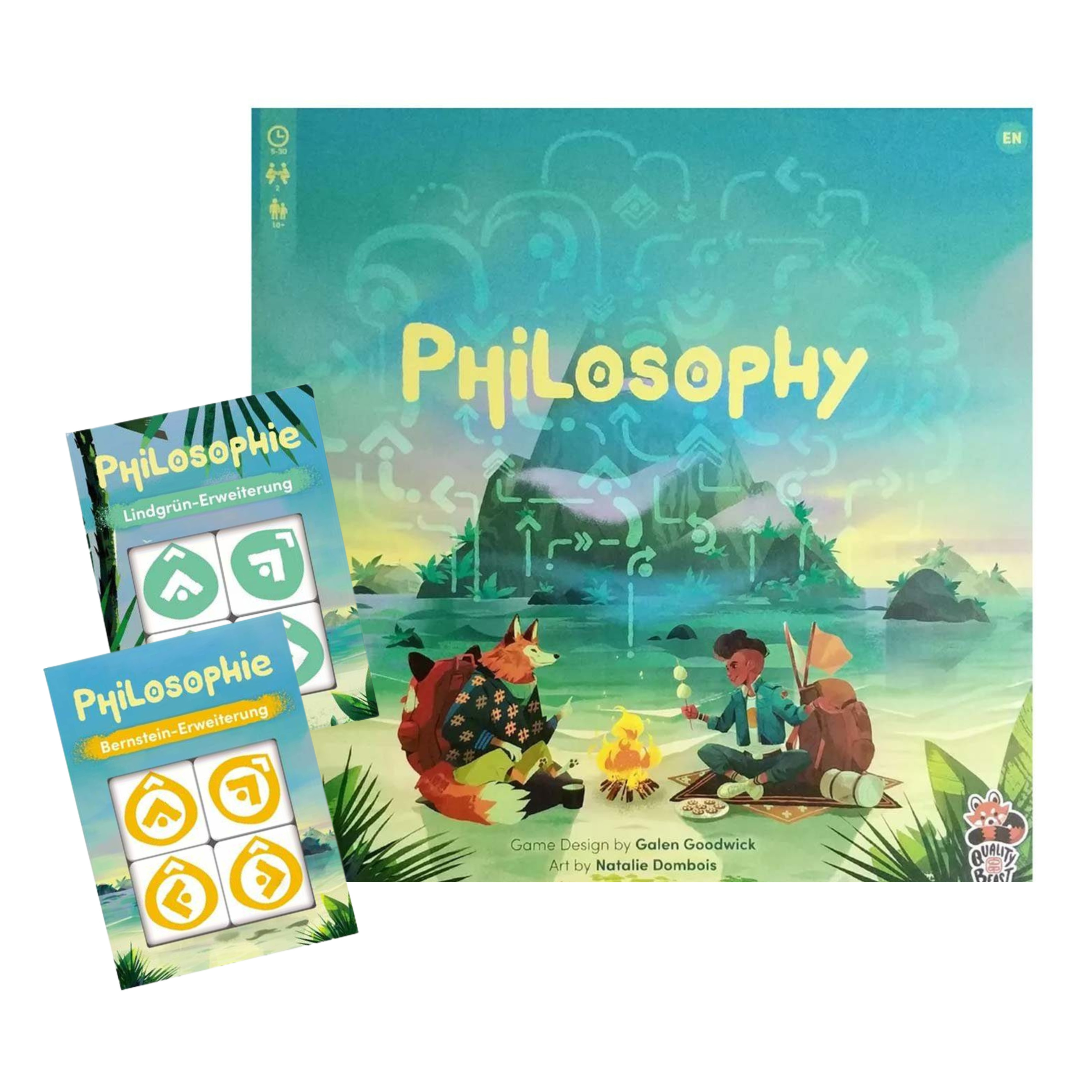 Bundle: Philosophy inkl. deutscher Philosophie Regeln und den beiden Erweiterungen (Bernstein + Lindgrün)
