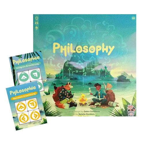 Bundle: Philosophy inkl. deutscher Philosophie Regeln und den beiden Erweiterungen (Bernstein + Lindgrün)