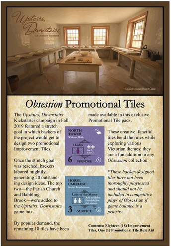 Obsession 2nd Edition: Promotional Tiles Expansion (EN)