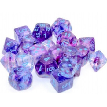 Chessex 12mm W6 - Nebula TM Nocturnal/blue Luminary Dice Block™ (36 dice)