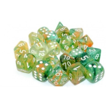 Chessex 12mm W6 - Nebula TM Spring/white Luminary Dice Block™ (36 dice)