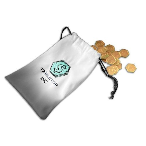 Metal Coins - Neoprene Mat - Tabletop Inc (EN)