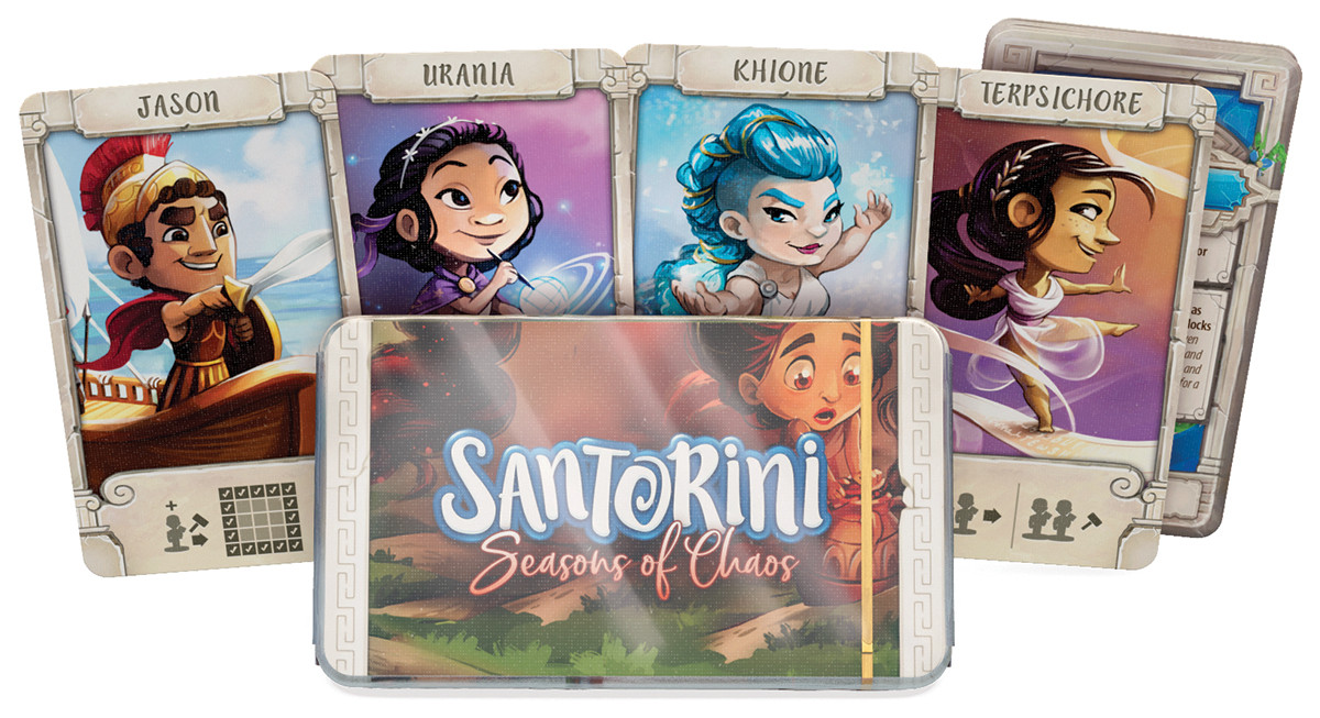 Seasons of Chaos God Pack - Santorini: 2nd Edition (EN) (Mini-Erweiterung)