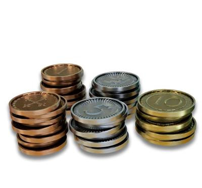 Metal Coins  for Clans of Caledonia