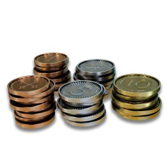 Metal Coins  for Clans of Caledonia