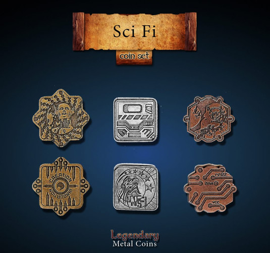 Sci Fi Coin Set