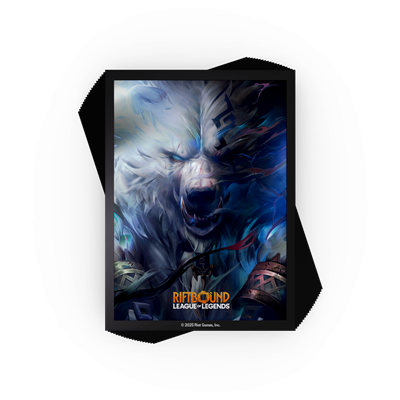 Origins Volibear Art Sleeves (100 Sleeves) - Riftbound: League of Legends TCG