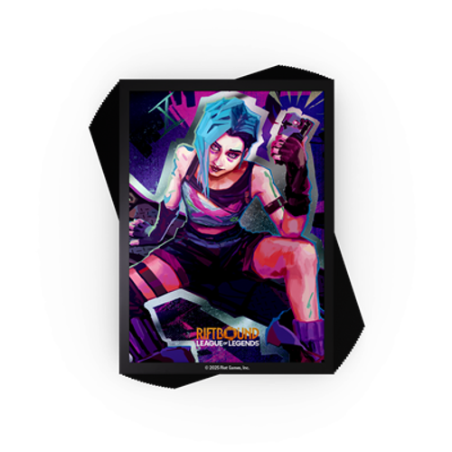 Origins Jinx Art Sleeves (100 Sleeves) - Riftbound: League of Legends TCG