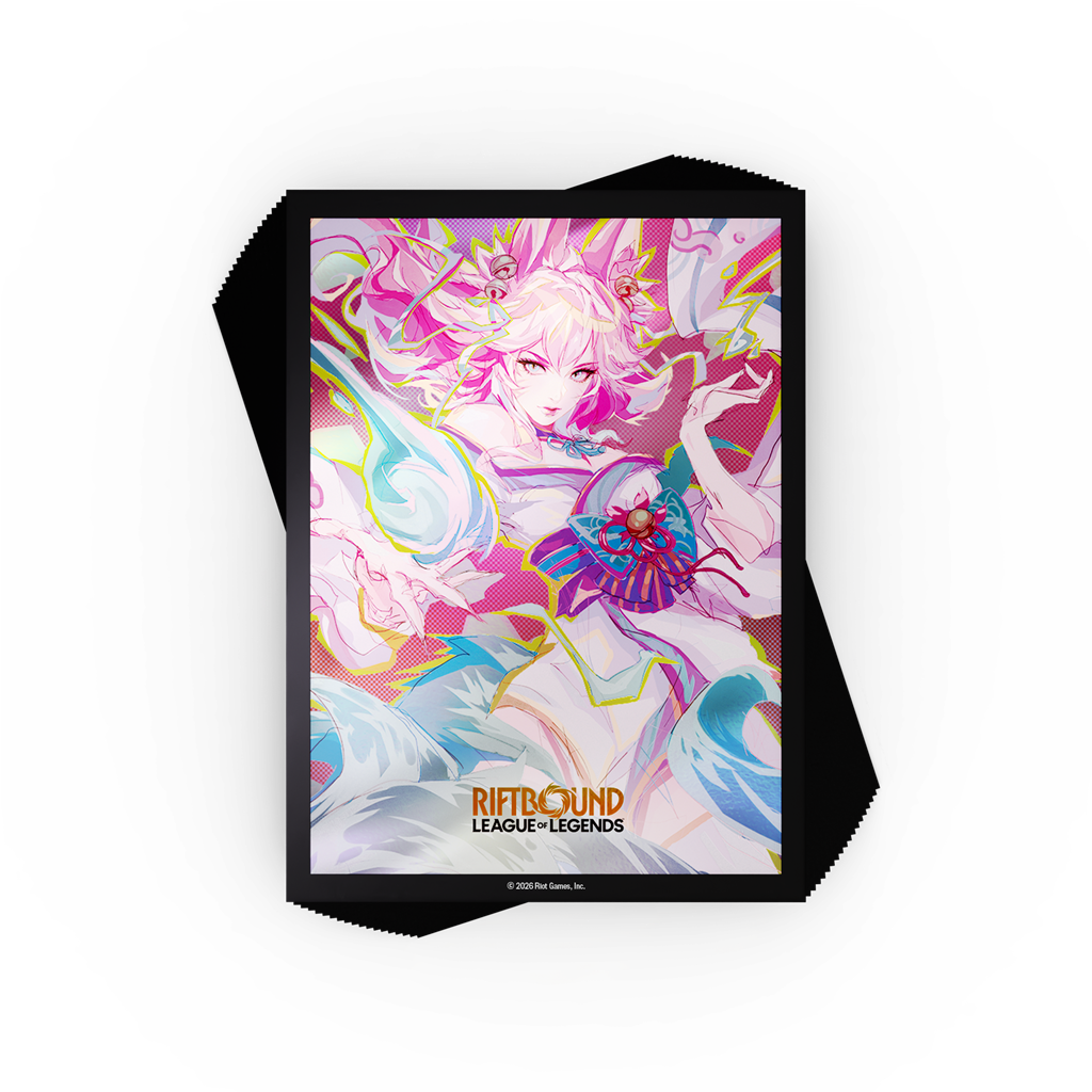 Spiritforged - Spirit Blossom Ahri Sleeves- Riftbound: League of Legends TCG