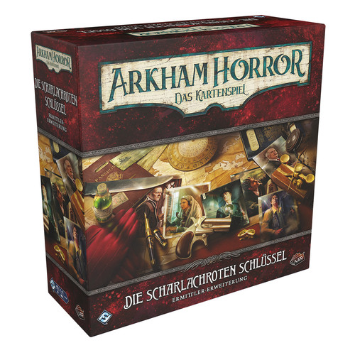 Arkham Horror - Das Kartenspiel: DIE SCHARLACHROTEN SCHLÜSSEL (Ermittler-Erweiterung)