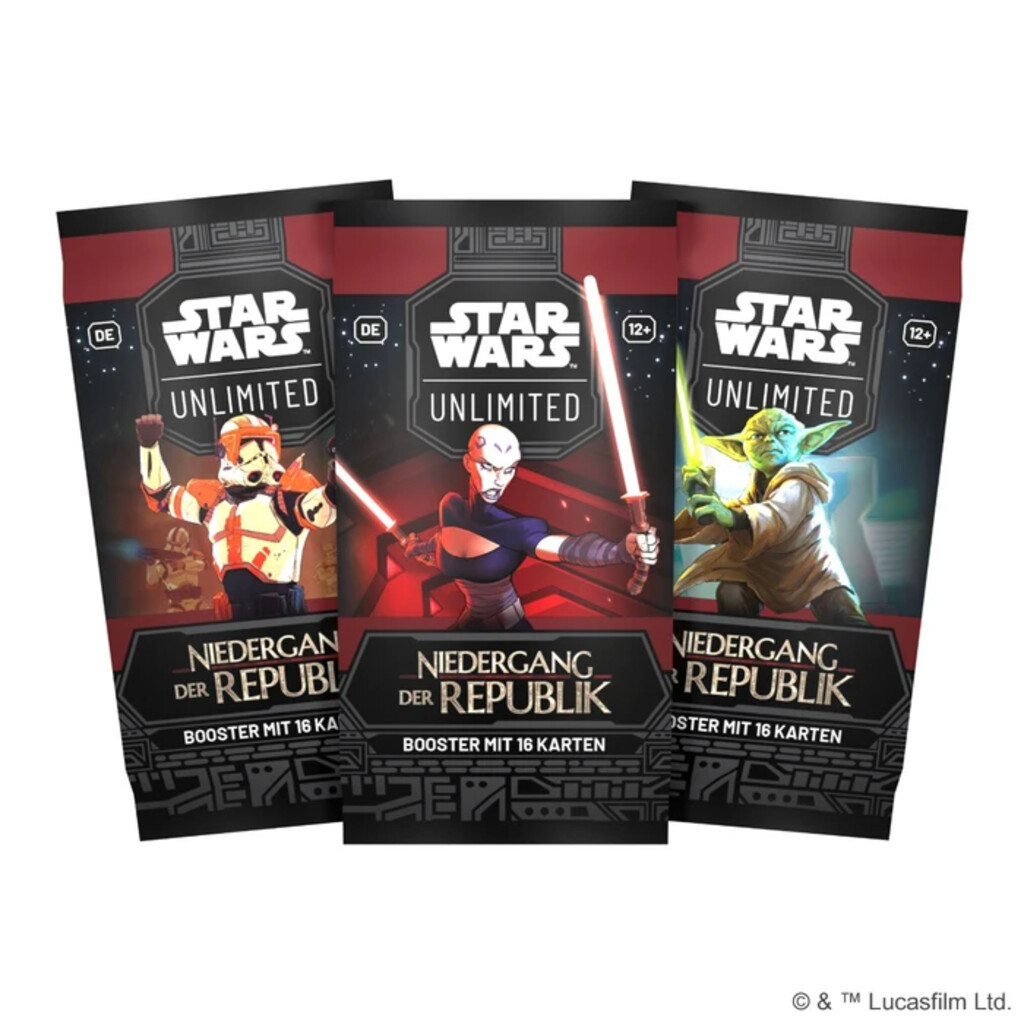 Booster Pack - Einzelpack - Star Wars: Unlimited – Niedergang der Republik  (Einzelboosterpack) (DE)