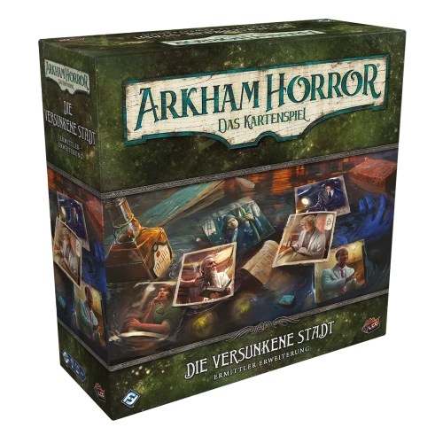 Die Versunkene Stadt (Ermittler-Erweiterung) - Arkham Horror - Das Kartenspiel