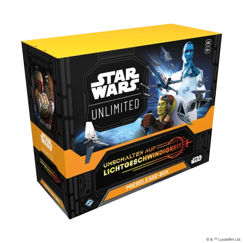 Star Wars: Unlimited - Umschalten auf Lichtgeschwindigkeit (Prerelease-Box) (DE)