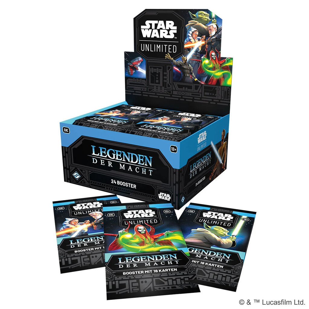 Booster Pack - Einzelpack - Star Wars: Unlimited – Legenden der Macht (Einzelboosterpack) (DE)