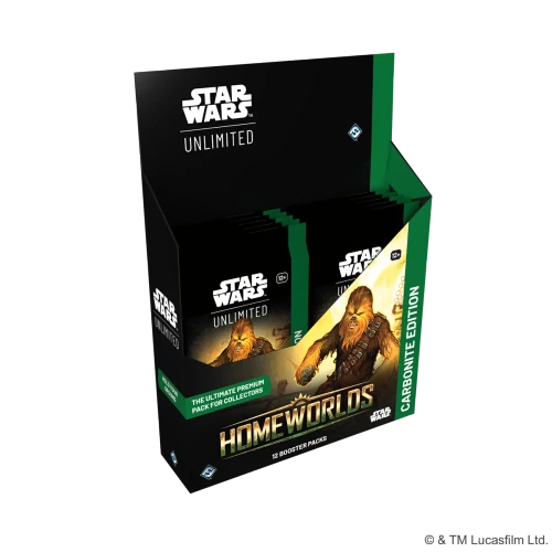 Star Wars: Unlimited – Homeworlds (Carbonite-Booster-Display) (EN)