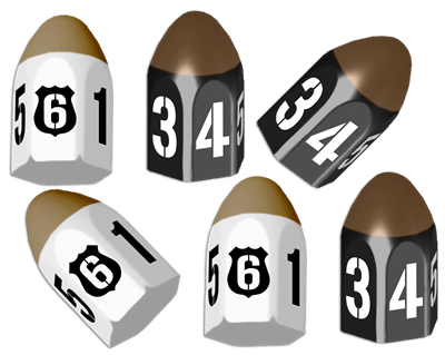Tiny Epic Crimes 6Pack Bullet Dice