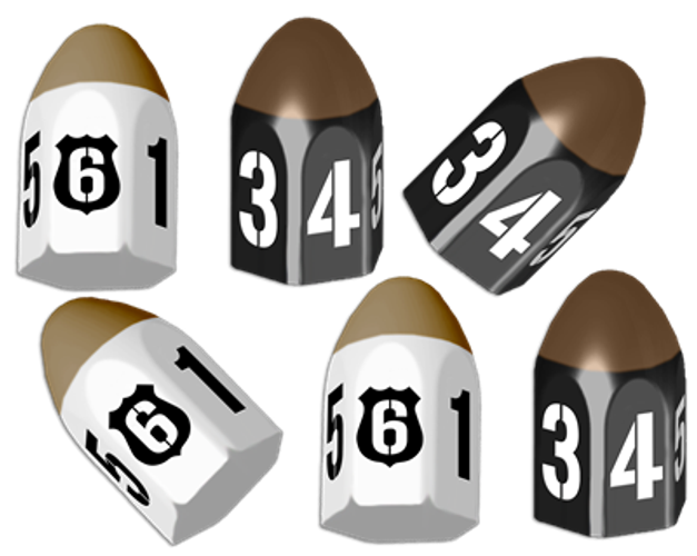 Tiny Epic Crimes 6Pack Bullet Dice