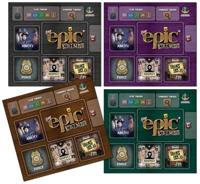 Tiny Epic Crimes 4Pack Player Mats (Retail packed) (EN)