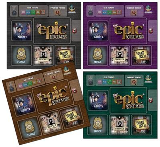 Tiny Epic Crimes 4Pack Player Mats (Retail packed) (EN)
