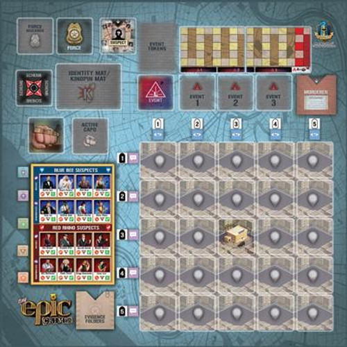Tiny Epic Crimes Gamemat (Retail packed)(EN)