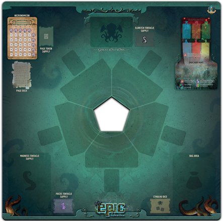 Gaming Mat - Tiny Epic Cthulhu (EN) (Zubehör) (Kopie)