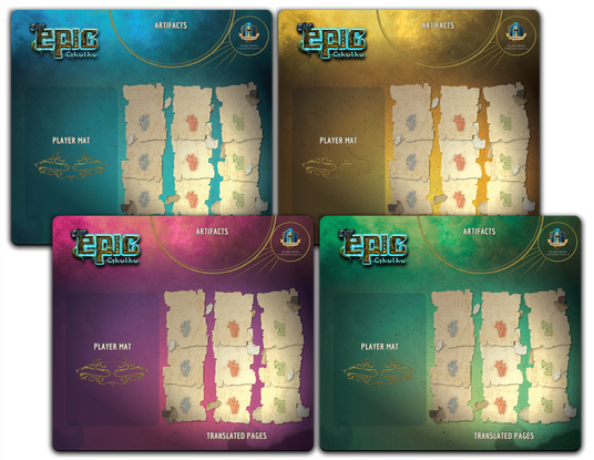 4-Pack Player Mats - Tiny Epic Cthulhu (EN) (Zubehör)