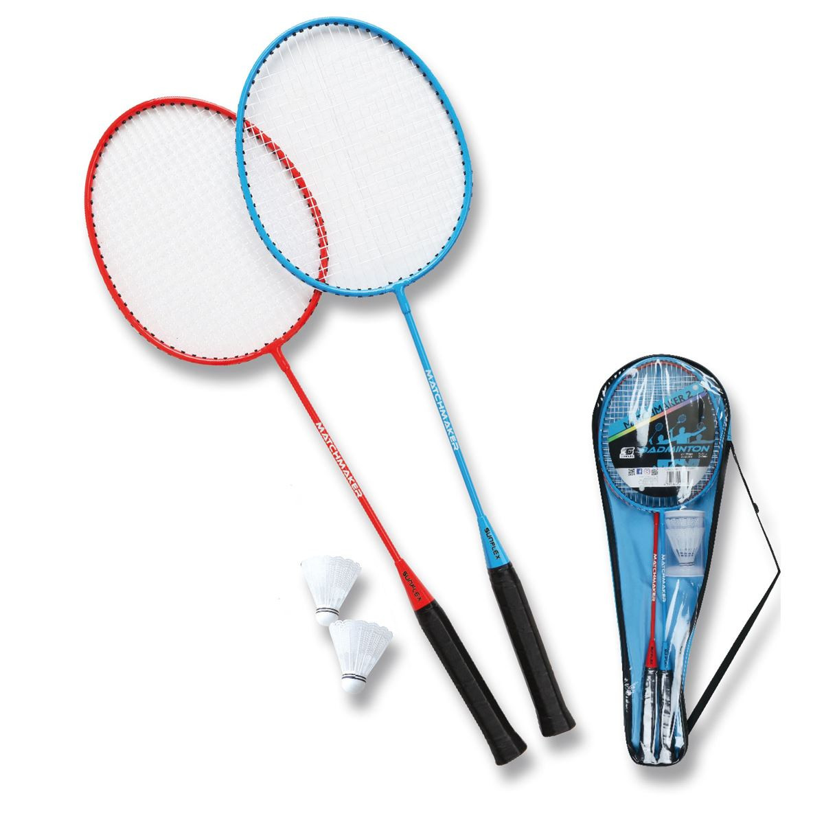 SUNFLEX Badmintonset MATCHMAKER 2
