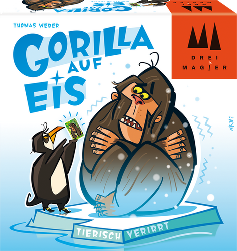 Gorilla auf Eis