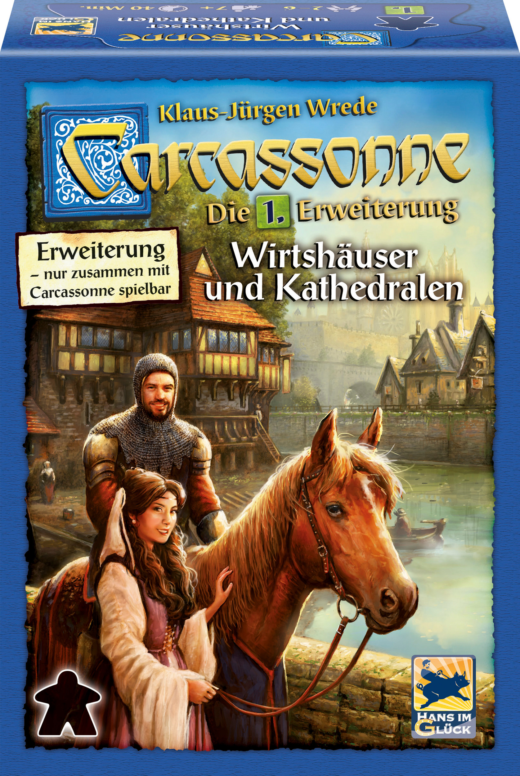 Carcassonne: Wirtshäuser und Kathedralen (Die 1. Erweiterung)