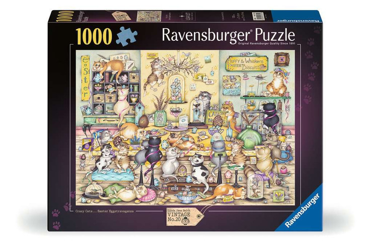 Crazy Cats 1000 Teile Puzzle