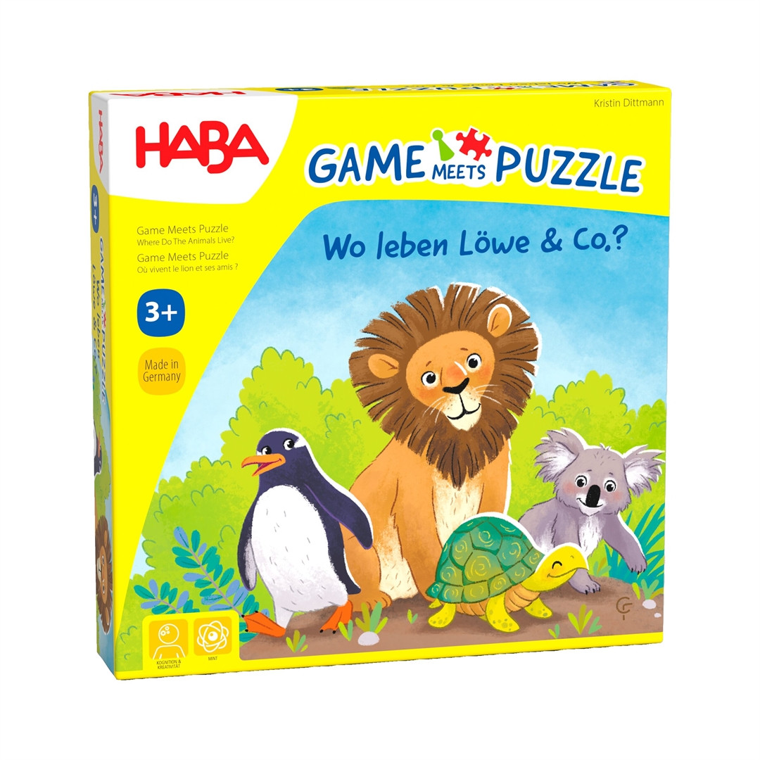 Game meets Puzzle - Wo leben Löwen & Co.