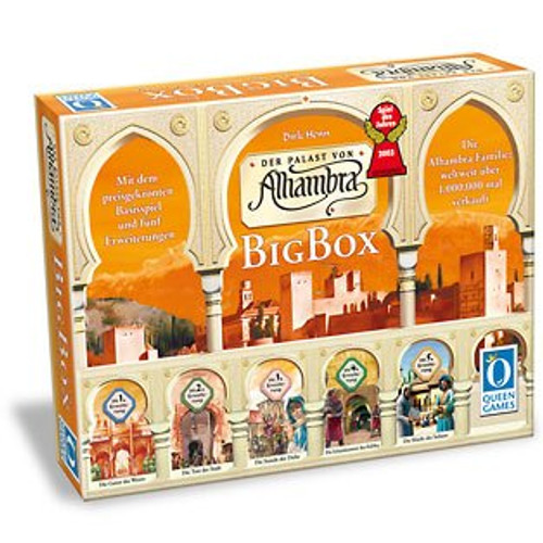 Der Palast von Alhambra, Big Box (Basisspiel und fünf Erweiterungen)