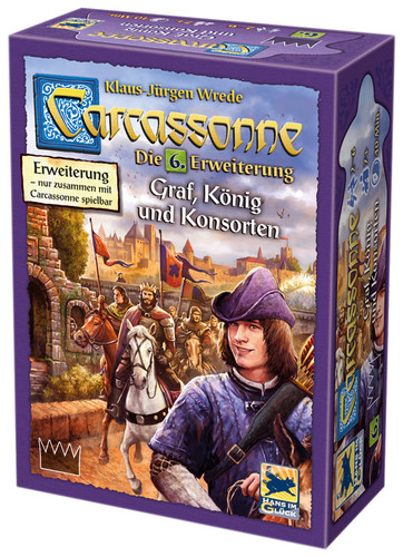 Carcassonne: Graf, König und Konsorten (Die 6. Erweiterung)