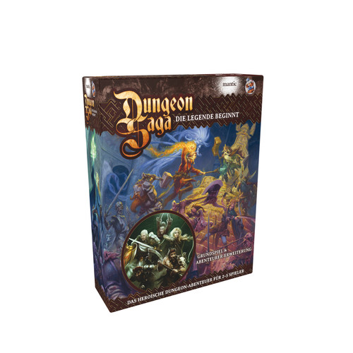 Dungeon Saga: Grundspiel & Abenteuer-Erweiterung