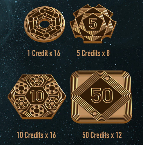 Excavation Earth - Deluxe Alien Metal Coins