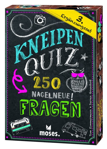 Kneipenquiz - 250 nagelneue Fragen (3. Ergänzungs-Set)