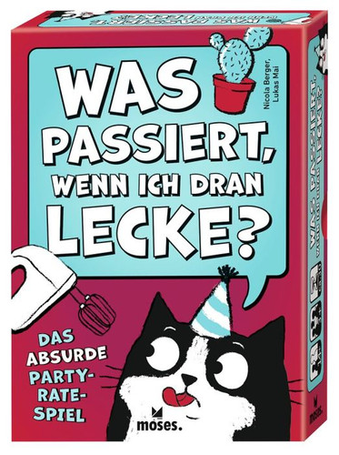 Was passiert, wenn ich dran lecke? Das absurde Party-Rate-Spiel
