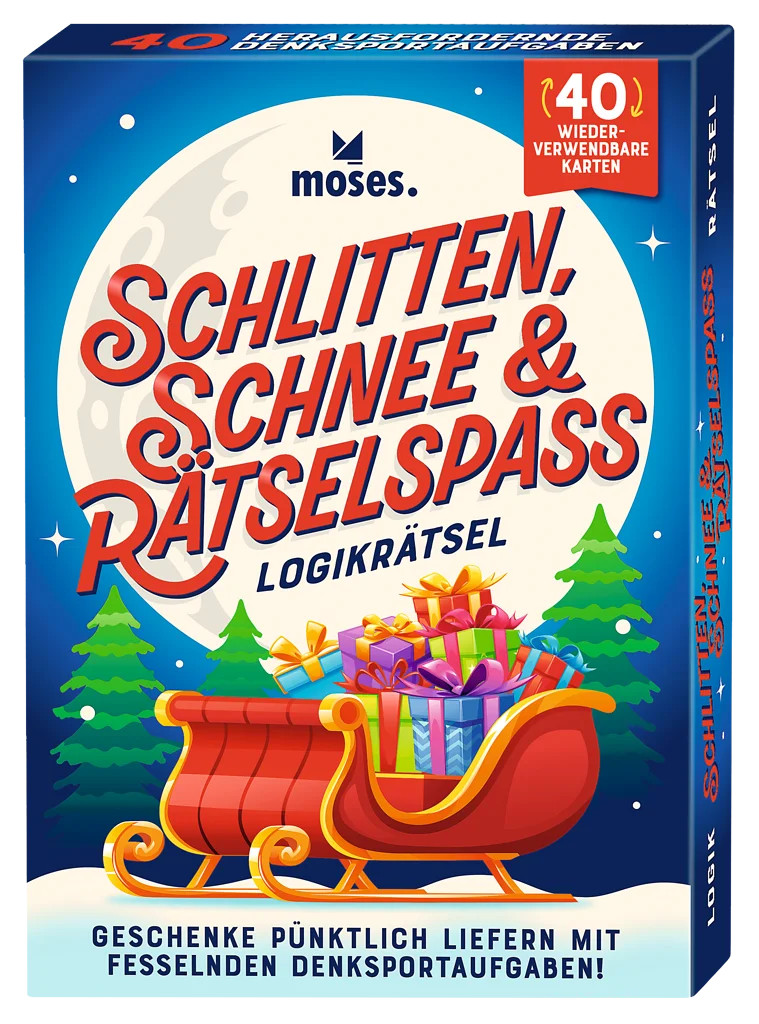 Schlitten, Schnee & Rätselspaß