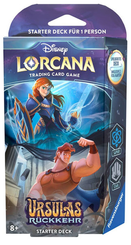 Ursulas Rückkehr - Starter Deck Saphir/Stahl - Disney Lorcana Kapitel 4 (DE)