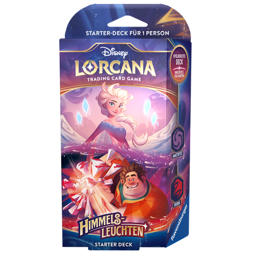 Himmelsleuchten - Starter Deck Rubin/Amethyst - Disney Lorcana Kapitel 5 (DE)