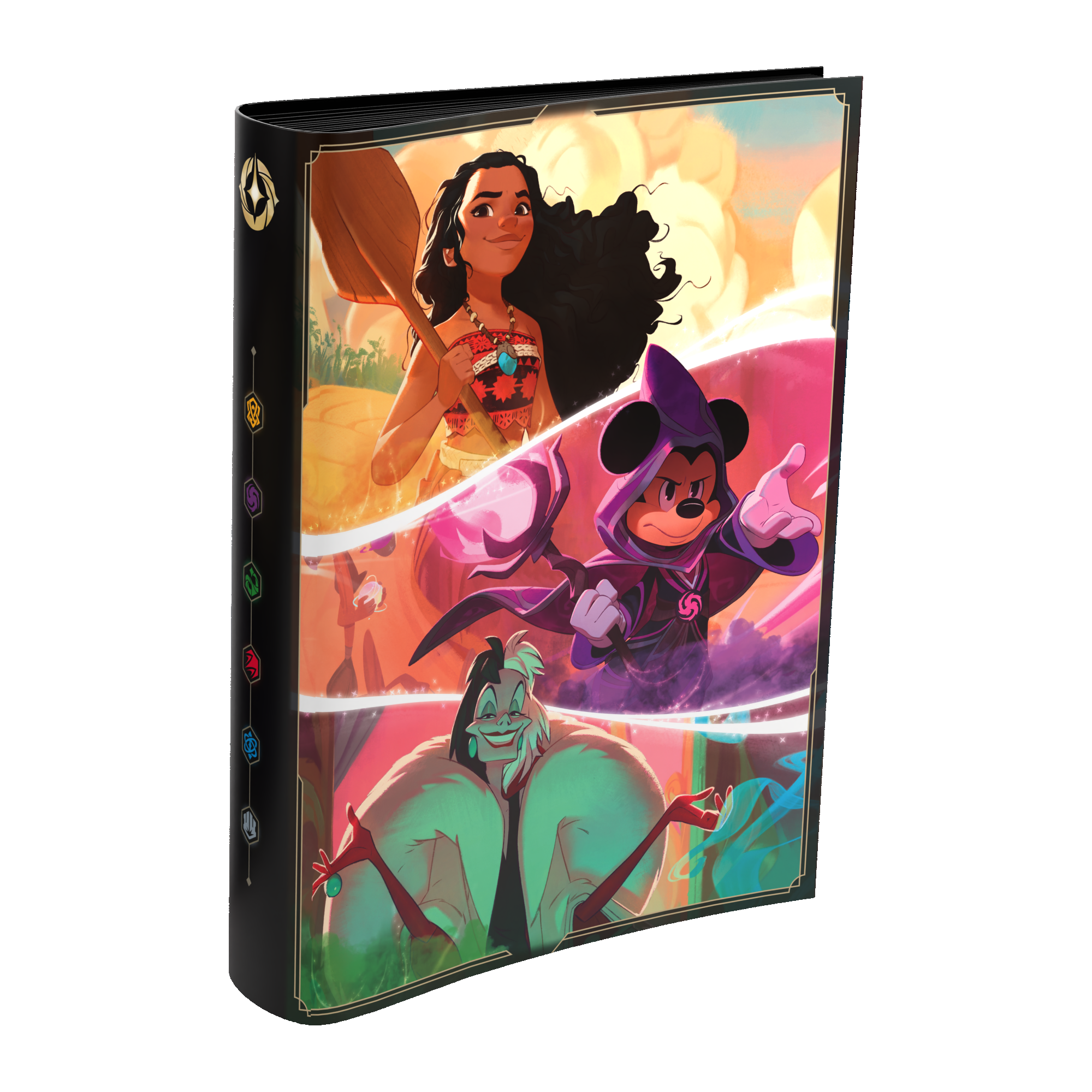 9-Fächer Sammelalbum - Disney Lorcana TCG Kartenrückseiten - Himmelsleuchten - Lorcana Kapitel 5