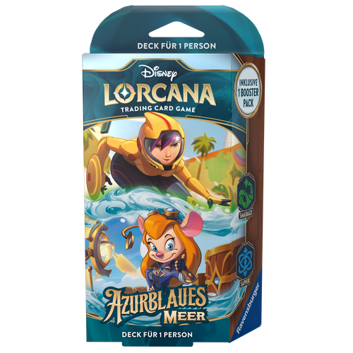 Azurblaues Meer - Starter Deck Smaragd/ Saphir - Disney Lorcana Kapitel 6 (DE)