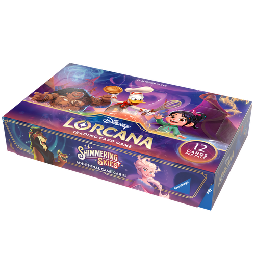 Shimmering Skies - Booster Display mit 24 Booster Packs - Disney Lorcana Chapter 5 (EN)