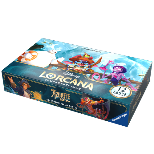 Azurite Sea - Booster Display mit 24 Booster Packs - Disney Lorcana Chapter 6 (EN)