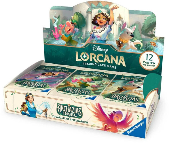 Archazias Insel  - Booster Display mit 24 Booster Packs - Disney Lorcana Kapitel 7 (DE)