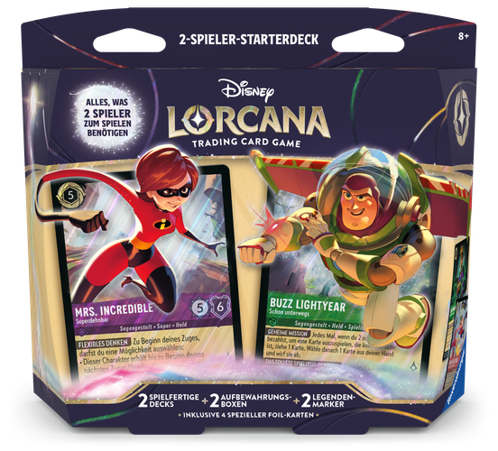 Unbekannte Wildnis - Zwei-Spieler Starterdeck - Disney Lorcana  - Set 12