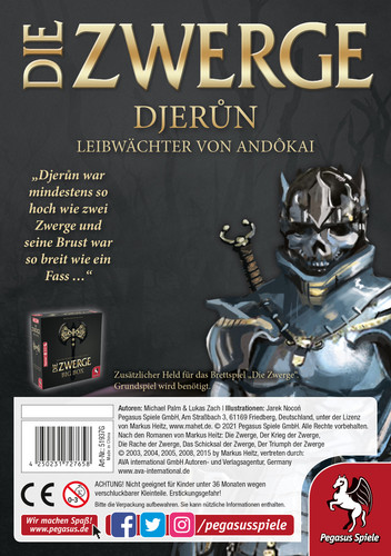 Die Zwerge: Charakterpack - Djerun 