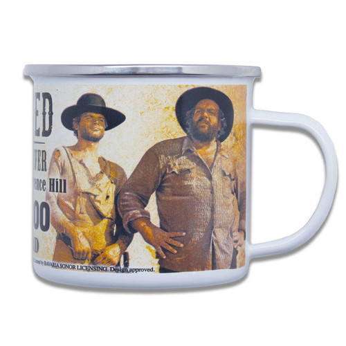 Bud Spencer & Terence Hill Emaille-Becher Wanted